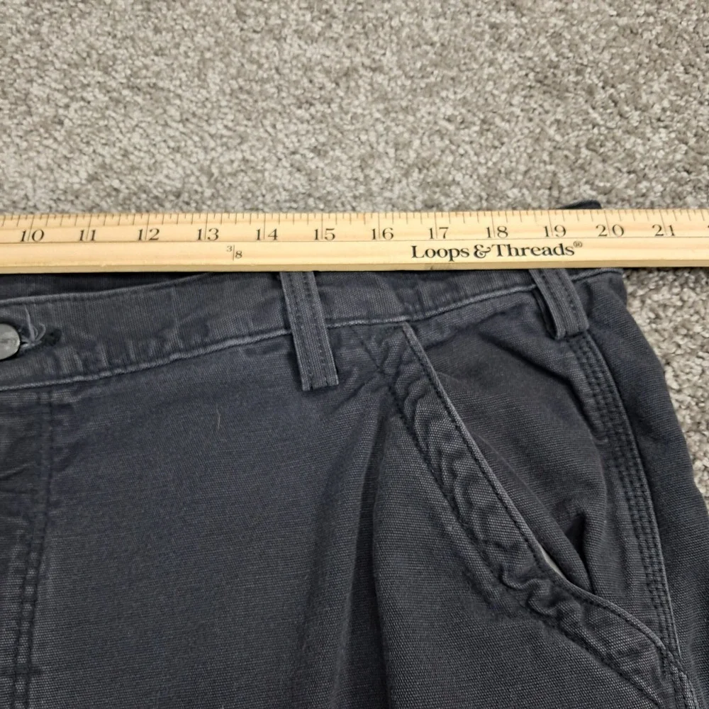Carhartt‎ FR Flame Resistant Cargo Pants Mens 42x34 Black FRB240 Dungaree Fit